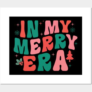 Christmas In My Merry Era Xmas Holiday Christmas Posters and Art